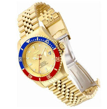 Load image into Gallery viewer, Invicta Pro Diver Automatic Men's 42mm Gold Dial Pepsi Bezel Watch 29183-Klawk Watches
