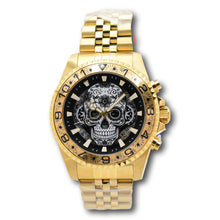 Load image into Gallery viewer, Invicta Pro Diver Dia Day Los Muertos 43mm Gold Skull Floral Chrono Watch 48951-Klawk Watches
