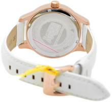 Load image into Gallery viewer, Invicta Angel Women's 40mm Rose Gold Crystal Sparkle White Leather Watch 24588-Klawk Watches
