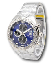Load image into Gallery viewer, Invicta Specialty Lux Men's 45mm Blue Dial Crystals Silver Chrono Watch 38609-Klawk Watches
