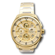Load image into Gallery viewer, TechnoMarine Ocean Quantum Men's 44mm Triple Gold Chronograph Watch TM-318130-Klawk Watches
