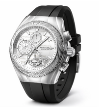 Load image into Gallery viewer, TechnoMarine Cruise Glitz Crystals 45mm Men's Chronograph Silver Black TM-125014-Klawk Watches
