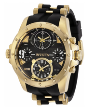 Load image into Gallery viewer, Invicta Coalition Forces Sniper Mens 50mm 4-Time Zones Gold Military Watch 31141-Klawk Watches
