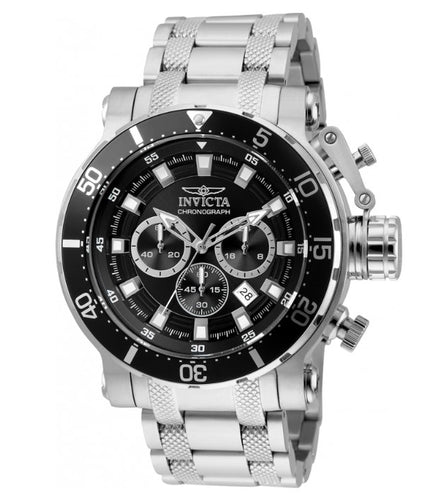 Invicta Coalition Forces Men's 52mm Double Black Stainless Chrono Watch 32704-Klawk Watches