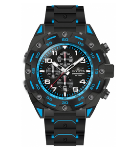 Invicta Sea Monster Midnight Dark Current Mens 50mm Lume Dial Chrono Watch 37666-Klawk Watches