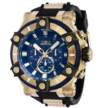 Load image into Gallery viewer, Invicta Bolt King Cable Men&#39;s 52mm Blue Dial Gold Chronograph Watch 39187-Klawk Watches
