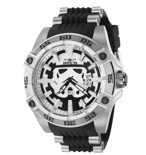 Invicta Star Wars Stormtrooper Automatic Mens 52mm Speedway Silicone Watch 40085-Klawk Watches