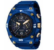 Load image into Gallery viewer, Invicta Aviator 24-hour Dual Time Men&#39;s 50mm Ultra Blue Stainless Watch 40267-Klawk Watches
