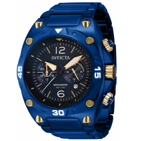 Load image into Gallery viewer, Invicta Aviator 24-hour Dual Time Men's 50mm Ultra Blue Stainless Watch 40267-Klawk Watches
