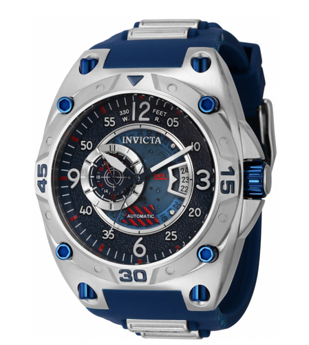 Invicta Aviator Pilot Automatic Men's 50mm Blue Anatomic Dial Watch 40281-Klawk Watches
