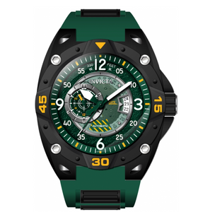 Invicta Aviator Pilot Miyota Automatic Men's 50mm Green and Black Watch 40282-Klawk Watches