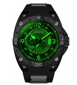 Invicta Aviator Auto Men's 50mm Deep Radar Green Watch 40285-Klawk Watches