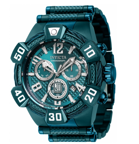 Invicta JT Carbon Fiber Men's 52mm Green Swiss Chronograph Watch 40432-Klawk Watches