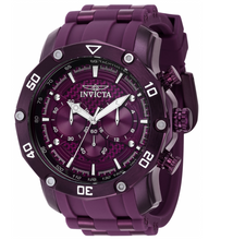 Load image into Gallery viewer, Invicta Pro Diver Men&#39;s 48mm Purple Carbon Fiber Dial Chrono GMT Watch 40688-Klawk Watches
