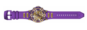 Invicta Bolt Cable MAX Men's 52mm LARGE Gold Purple 3-Eye Chrono Watch 40704-Klawk Watches