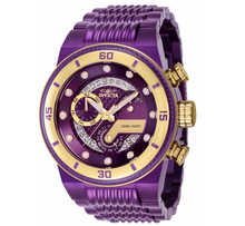 Load image into Gallery viewer, Invicta S1 Rally Men&#39;s 51mm Purple Carbon Fiber Swiss Chrono Watch 40865 RARE-Klawk Watches
