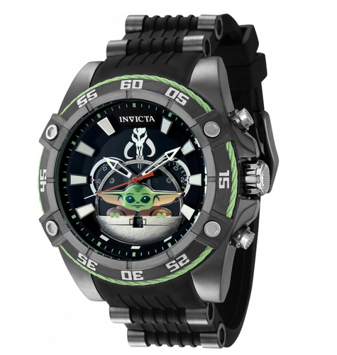 Invicta Star Wars The Child Men's 52mm Baby Yoda Limited Ed Chrono Watch 41202-Klawk Watches