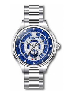 Invicta Star Wars R2-D2 Lady Womens 38mm Limited Silver Glitter Dial Watch 41393-Klawk Watches