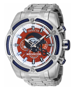 Invicta NFL Denver Broncos Men's 52mm Carbon Fiber Chronograph Watch 41794-Klawk Watches