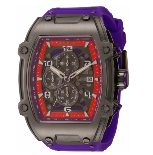 Invicta S1 Diablo Inferno Men's 48mm Gunmetal Quartz Chronograph Watch 42355-Klawk Watches