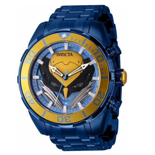 Invicta Marvel X-Men Wolverine Men's 50mm Limited Ed Blue Chrono Watch 43605-Klawk Watches