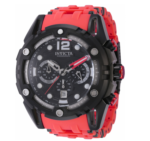 Invicta Sea Spider Armored Sentinel Men's 52mm Red Chronograph Watch 43772-Klawk Watches