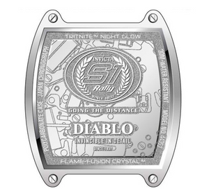 Invicta S1 Rally Diablo Men's 48mm Yellow Clear Anatomic Dial Chrono Watch 44353-Klawk Watches
