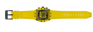 Invicta S1 Rally Diablo Men's 48mm Yellow Clear Anatomic Dial Chrono Watch 44353-Klawk Watches