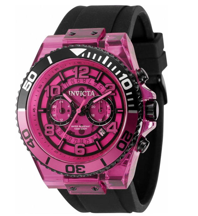Invicta Speedway Crimson Reactor Anatomic Dual Time GMT Men's 48mm Watch 44379-Klawk Watches