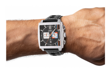 Load image into Gallery viewer, Invicta S1 Rally Cuadro Monaco Men&#39;s 45mm Black GMT Leather Chrono Watch 44747-Klawk Watches
