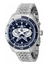 Load image into Gallery viewer, Invicta NFL Dallas Cowboys Men&#39;s 43mm Blue Dial Limited Dual Time Watch 44991-Klawk Watches
