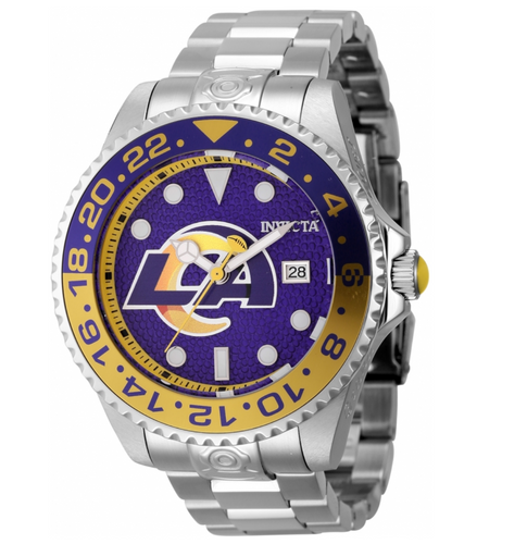 Invicta NFL Los Angeles Rams Men's 47mm Grand Diver Automatic Watch 45030-Klawk Watches