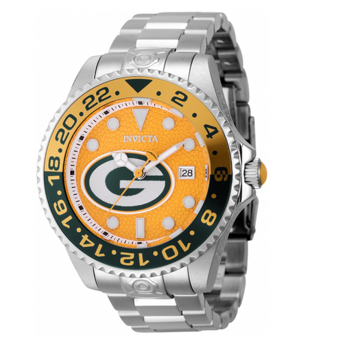 Invicta NFL Green Bay Packers Men's 47mm Grand Diver Automatic Watch 45034-Klawk Watches