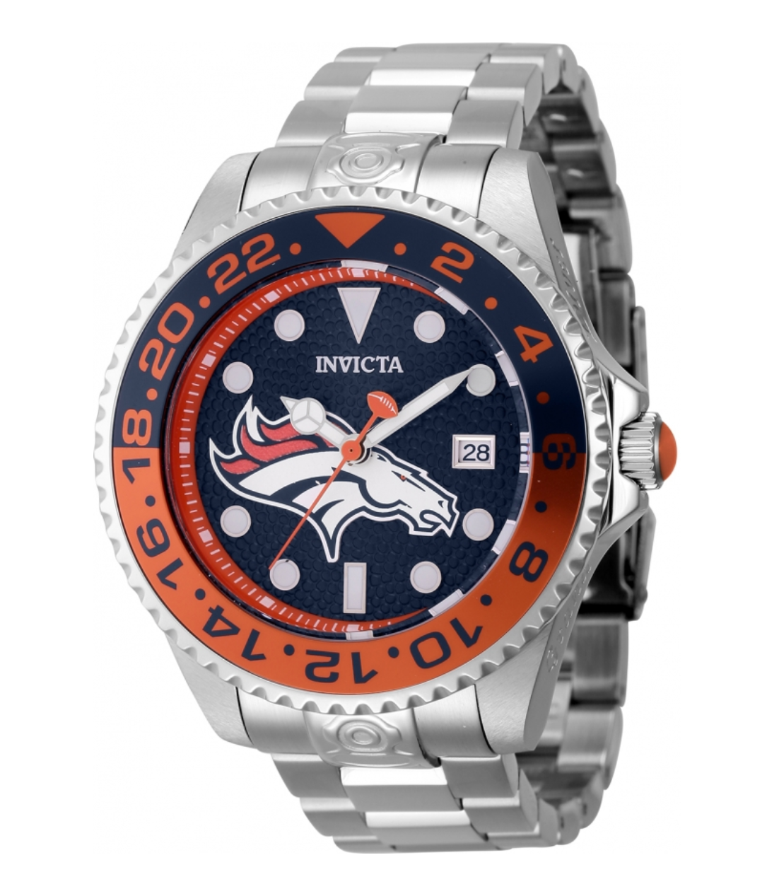 Invicta NFL Denver Broncos Men's 47mm Grand Diver Automatic Watch