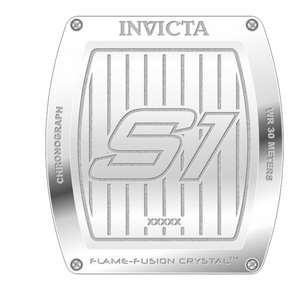 Invicta S1 Rally Black Smoke Men's 47mm Clear Case Chronograph Watch 45480-Klawk Watches