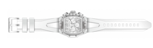 Invicta S1 Rally Crystal Chrono Men's 47mm Clear Case White Dial Watch 45481-Klawk Watches