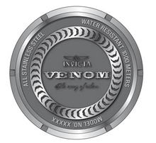 Load image into Gallery viewer, Invicta Venom Sea Dragon Men's 54mm Black Swiss Quartz 1000M WR Watch 45496-Klawk Watches

