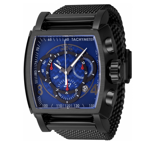 Invicta S1 Rally Men's 48mm Blue Carbon Fiber Black Swiss Chrono Watch 46011-Klawk Watches
