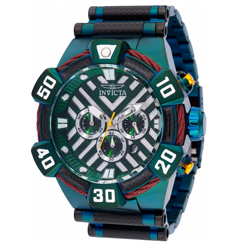 Invicta Bolt Emerald X Men's 52mm Emerald Green Quartz Chrono Watch 46349-Klawk Watches