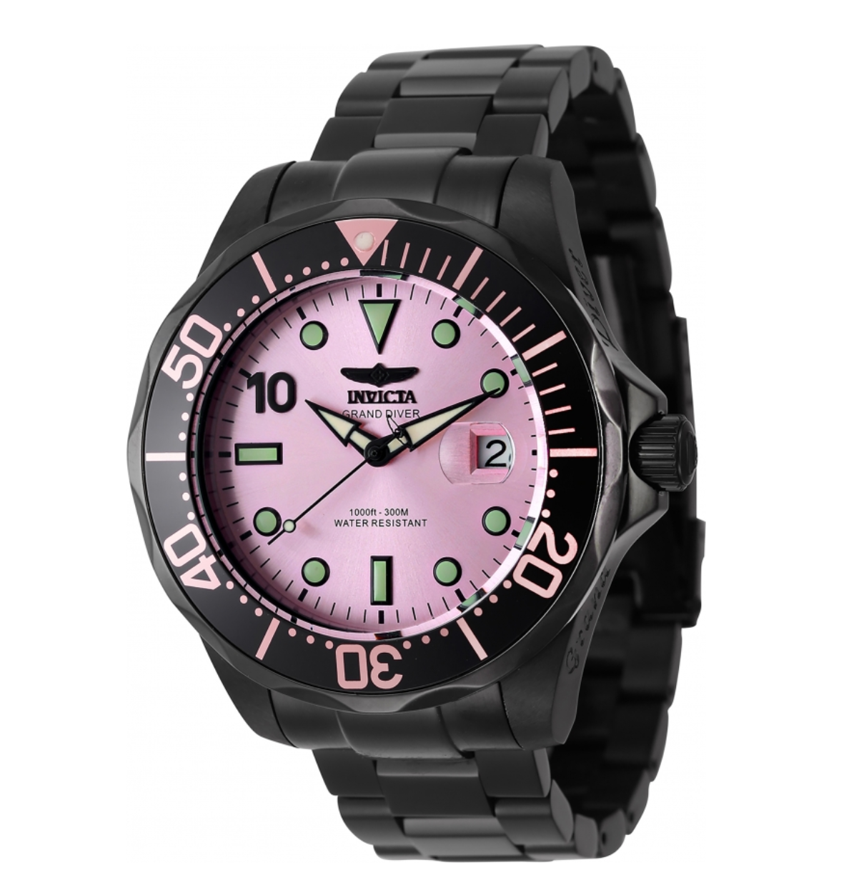 Invicta Miami Edition Grand Diver 47mm Black Automatic Men's Watch