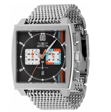 Load image into Gallery viewer, Invicta S1 Rally Cuadro Men&#39;s 45mm Monaco Racer Mesh Bracelet Chrono Watch 47244-Klawk Watches
