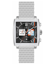 Load image into Gallery viewer, Invicta S1 Rally Cuadro Men&#39;s 45mm Monaco Racer Mesh Bracelet Chrono Watch 47244-Klawk Watches
