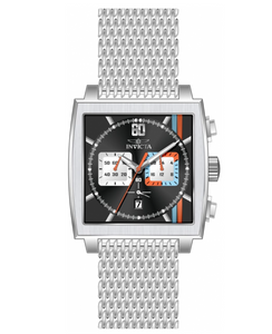 Invicta S1 Rally Cuadro Men's 45mm Monaco Racer Mesh Bracelet Chrono Watch 47244-Klawk Watches