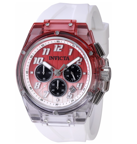 Invicta S1 Rally Prism Color Flip Men's 44mm Red and White Chrono Watch 47346-Klawk Watches