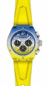 Invicta S1 Rally Prism Color Flip Men's 44mm Yellow & Blue Chrono Watch 47348-Klawk Watches