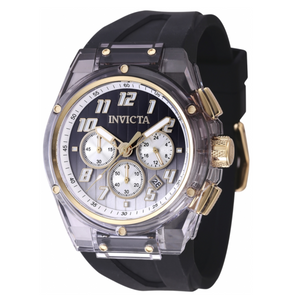 Invicta S1 Rally Prism Color Flip Men's 44mm Clear Case Chrono Watch 47352-Klawk Watches