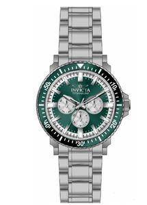 Invicta Ti-22 Titanium Men's 44mm Green Dial Multifunction Date Watch 47514-Klawk Watches
