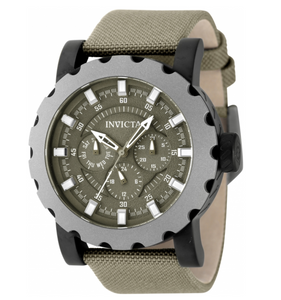 Invicta I-Force Commando Men's 46mm Tactical Khaki Day / Date Quartz Watch 47586-Klawk Watches