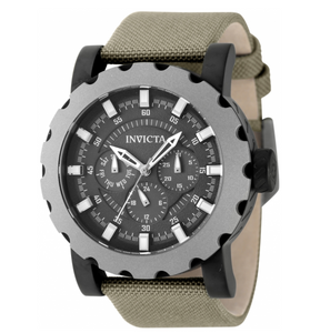 Invicta I-Force Commando Men's 46mm Stealth Gray Day / Date Quartz Watch 47588-Klawk Watches