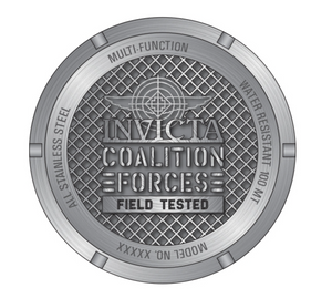 Invicta I-Force Commando Men's 46mm Stealth Gray Day / Date Quartz Watch 47588-Klawk Watches